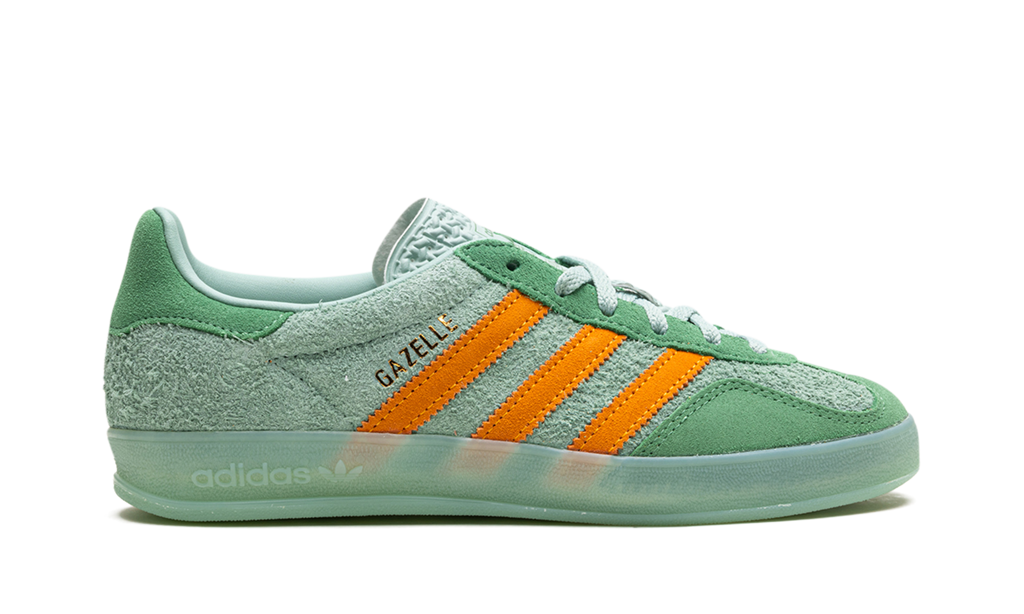 Adidas Gazelle Indoor WMNS Hazy Green Crew Yellow IG6783