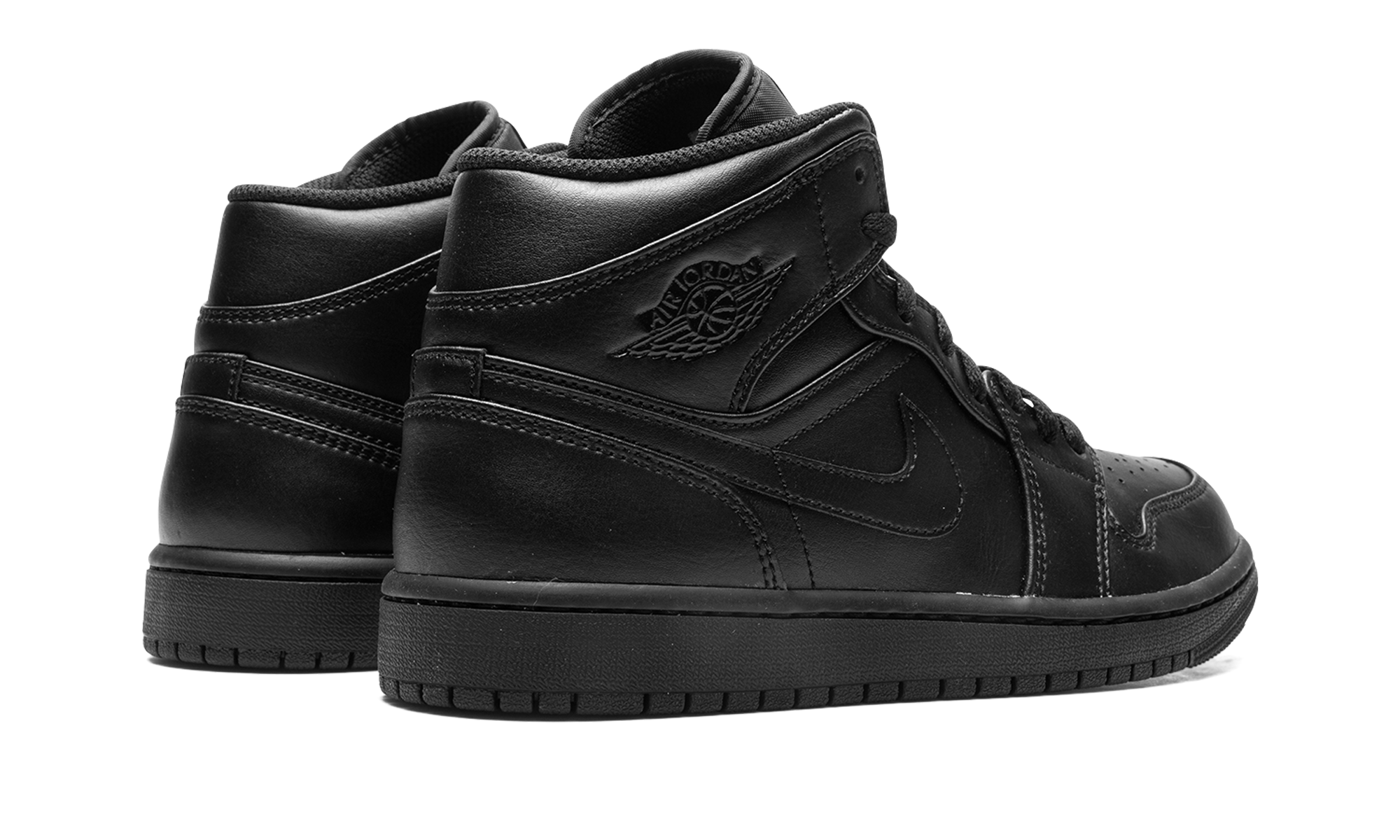 Air Jordan 1 Mid Triple Black 554724 093