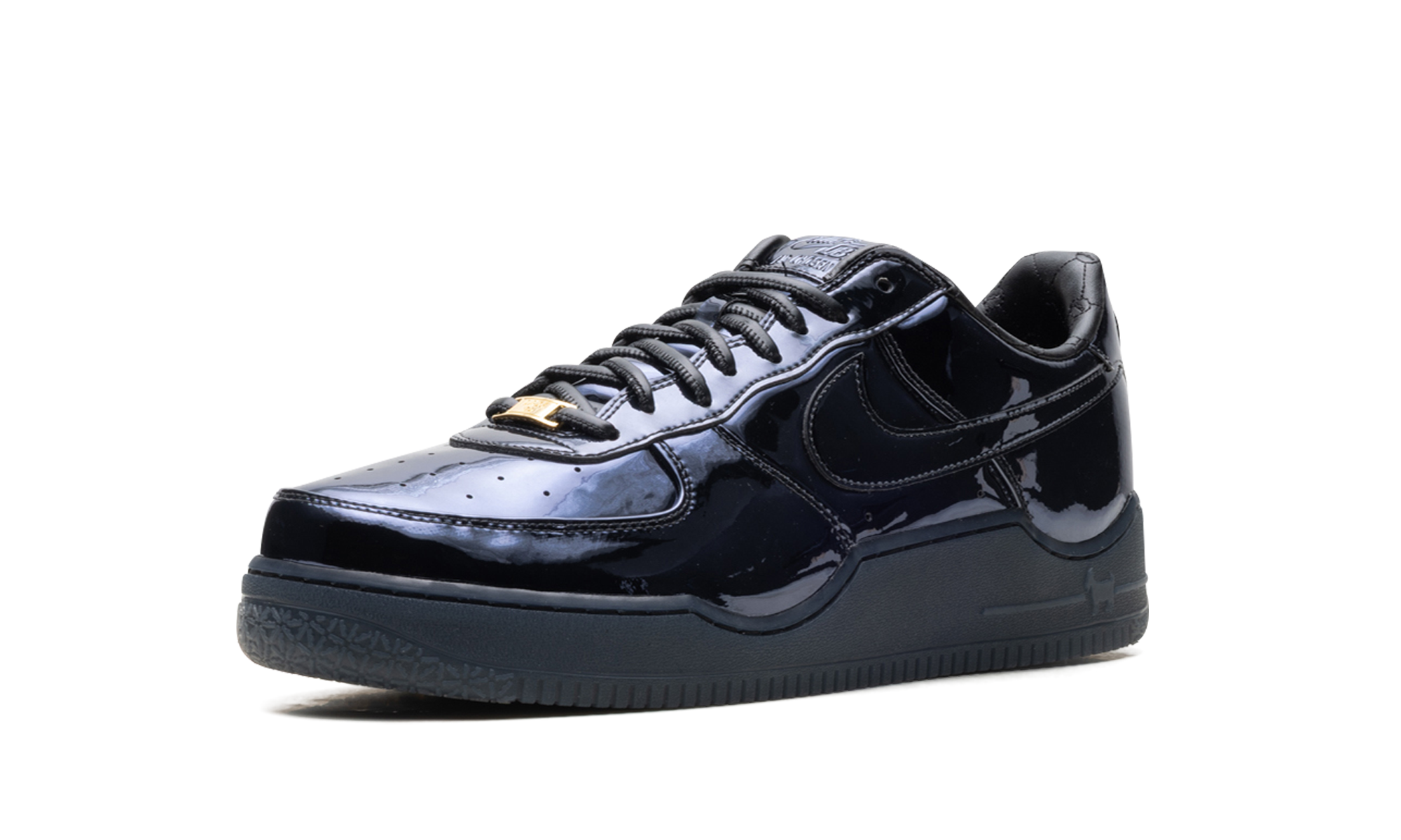 Nike Air Force 1 Low LeBron James Black Patent IO6129 001
