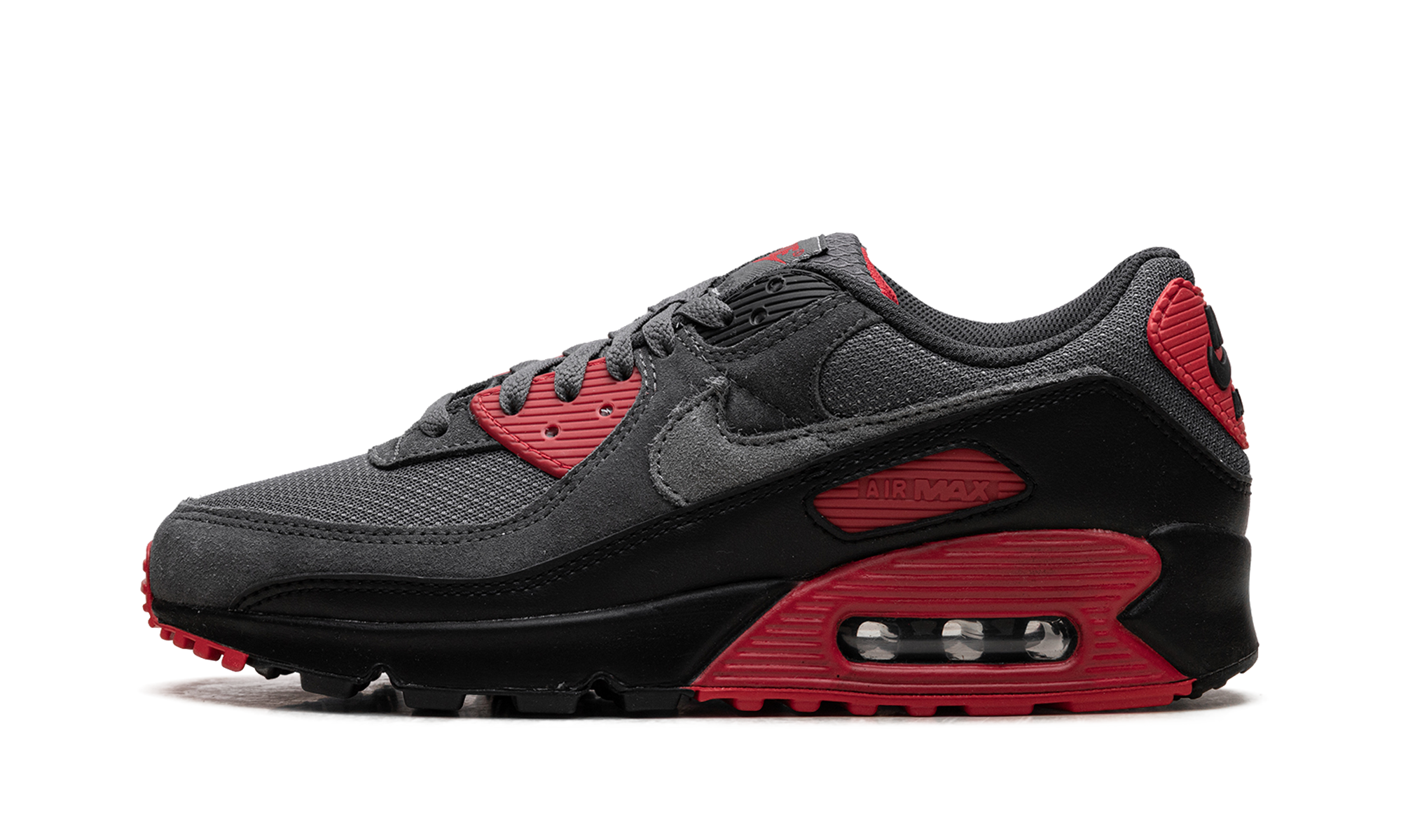 Nike Air Max 90 Smoke Grey Fire Red DM0029 007