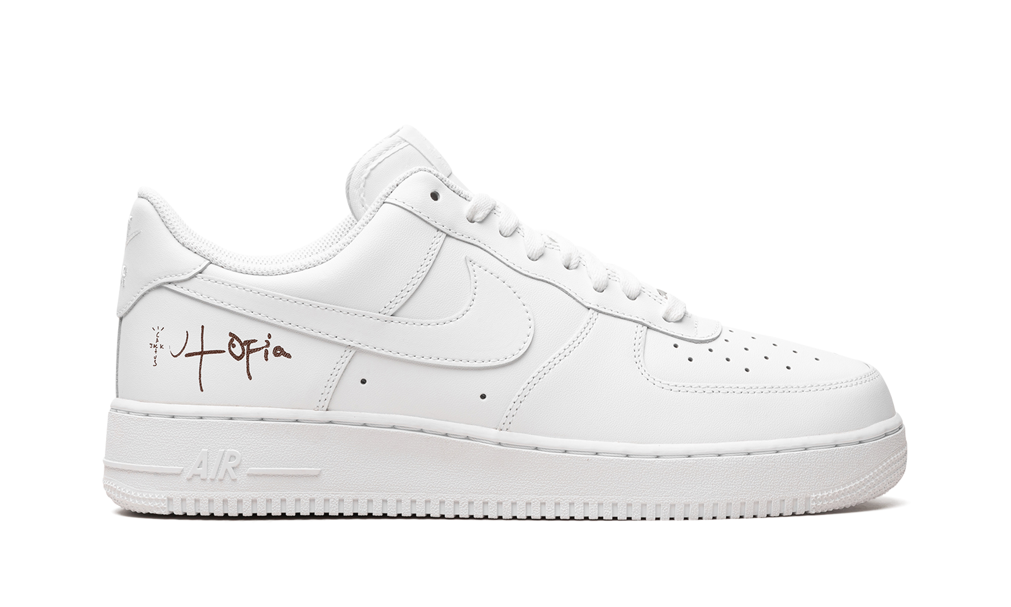 Nike Air Force 1 Low '07 Travis Scott Cactus Jack Utopia Edition -White CW2288 111 Utopia