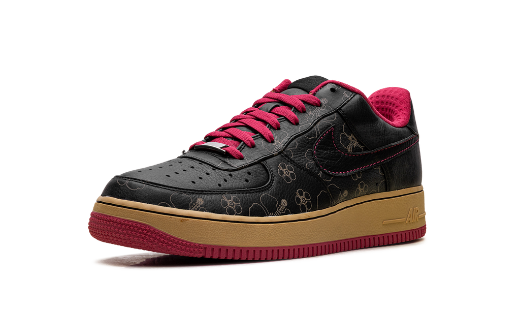 Nike Air Force 1 Premium '07 Black/Black-Cerise-Metallic Gold 315180 001