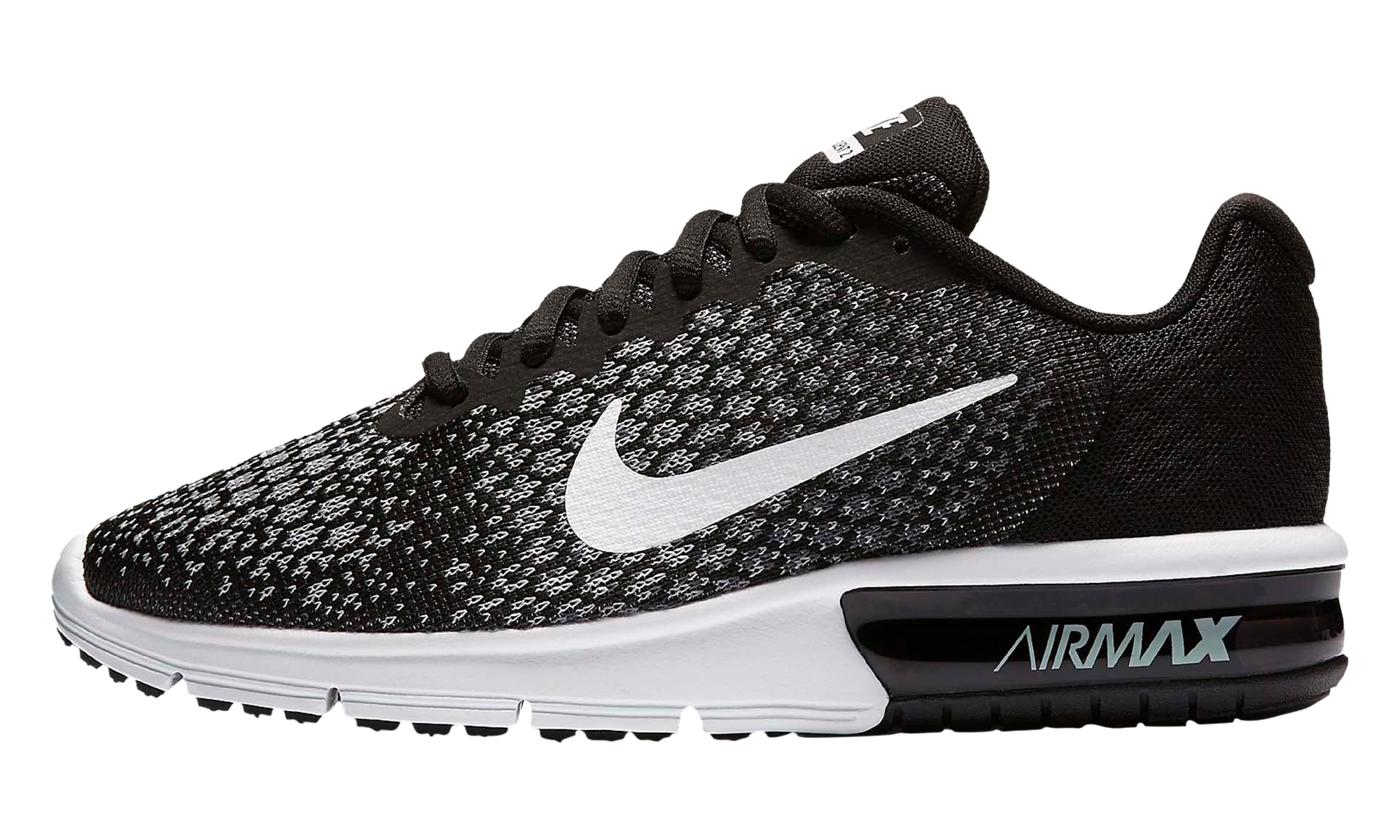 Nike Air Max Sequent 2 WMNS Black White / Dark Grey 852465 002