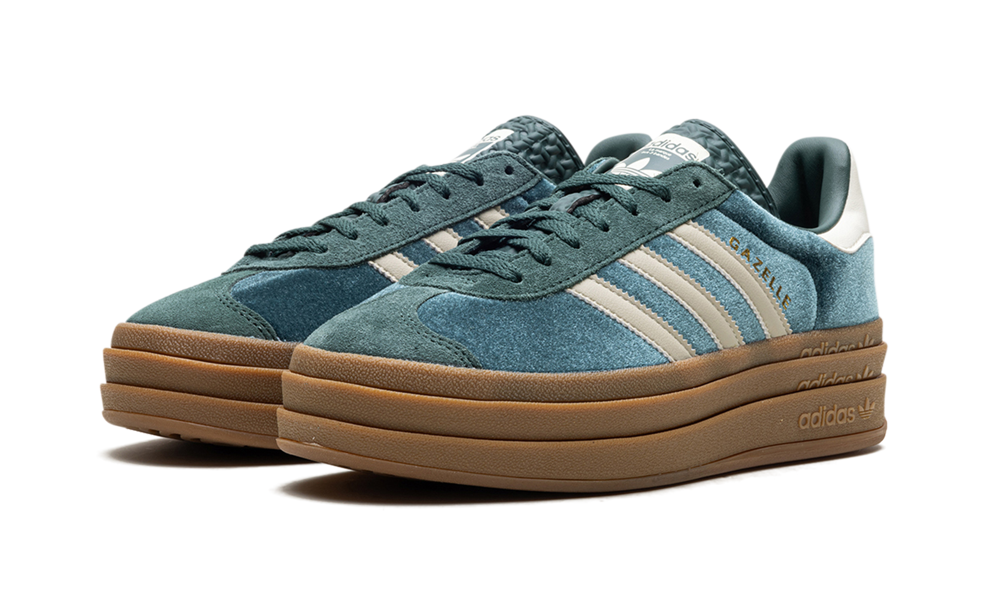 Adidas Gazelle Bold WMNS Mineral Green Velvet IG4391