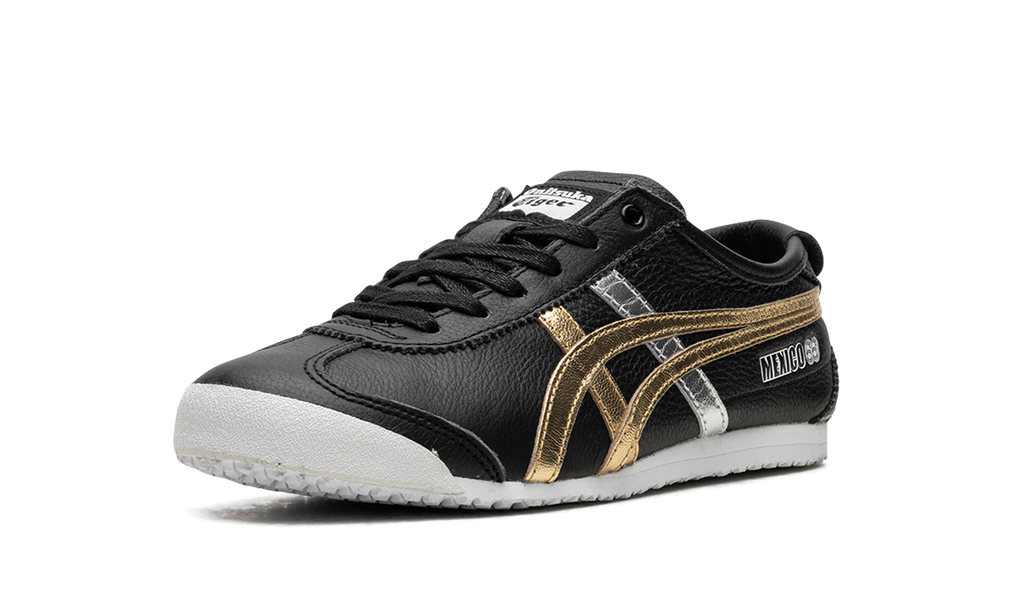 Onitsuka Tiger Mexico 66 Black Gold Silver D5V2L 9094