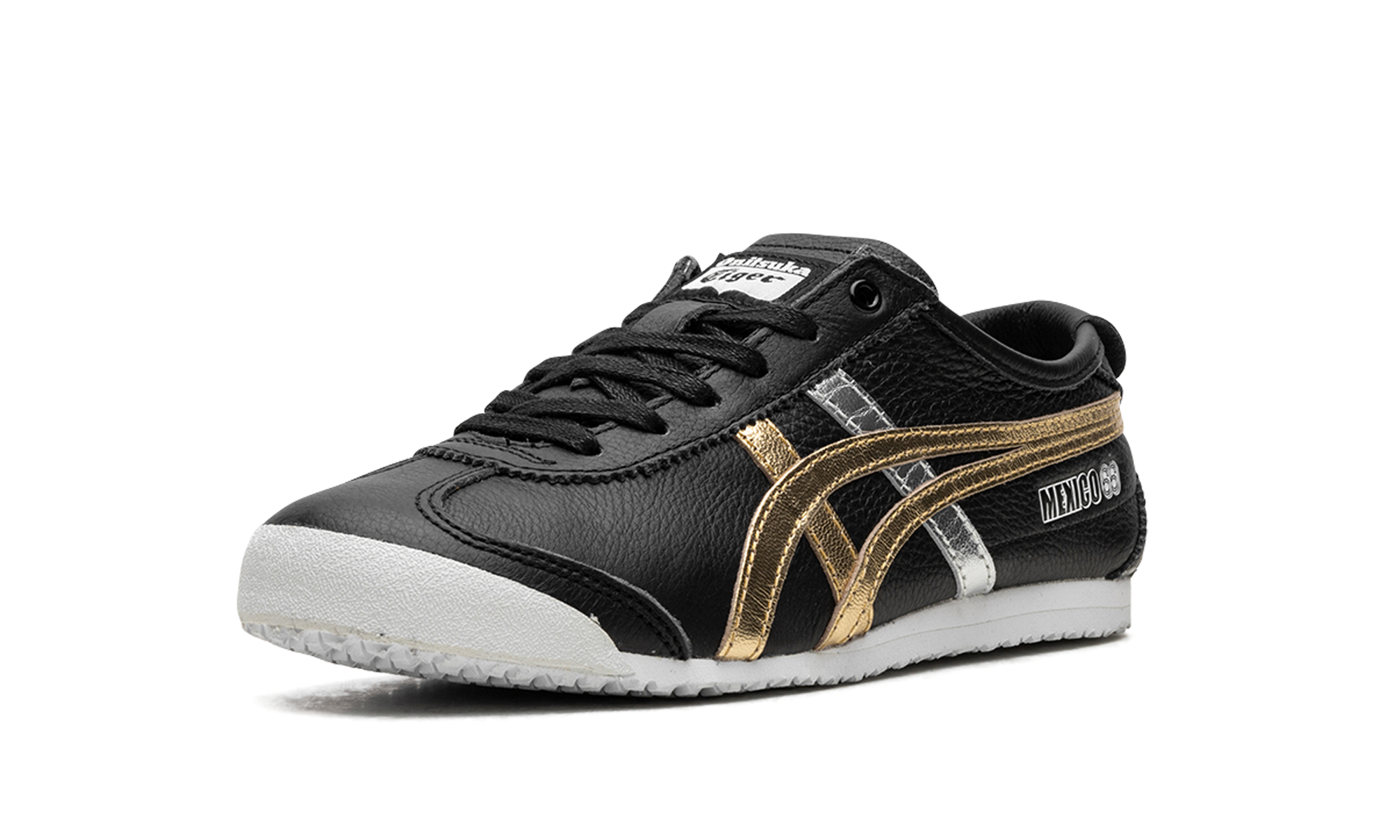 Onitsuka Tiger Mexico 66 Black Gold Silver D5V2L 9094