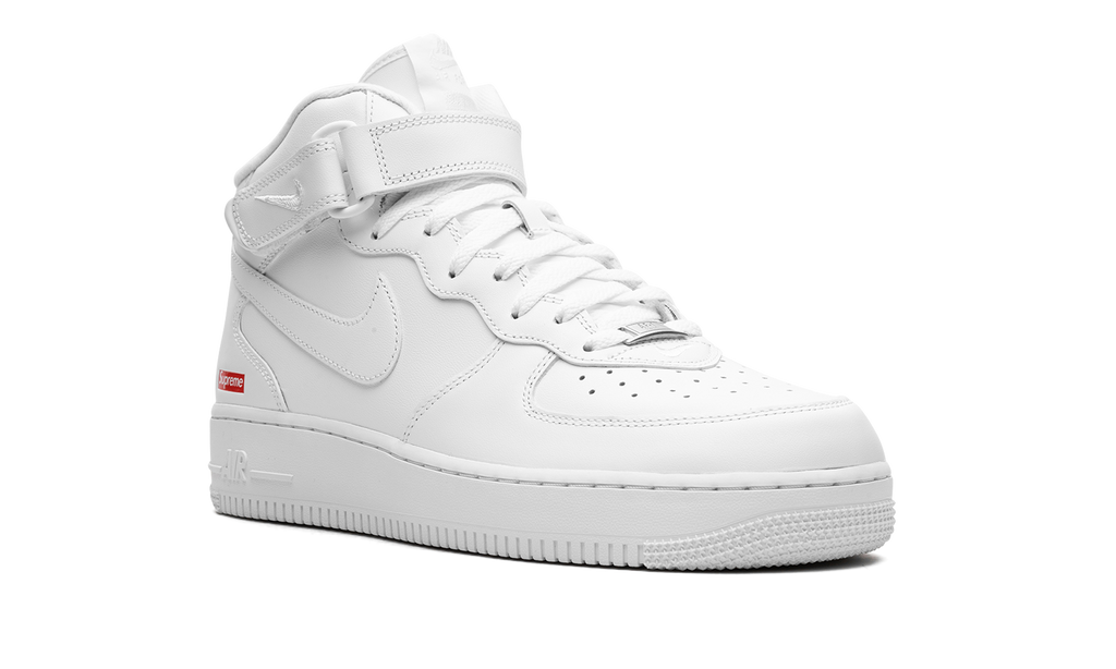 Nike Air Force 1 Mid Supreme - Mini Box Logo White FZ8784 100