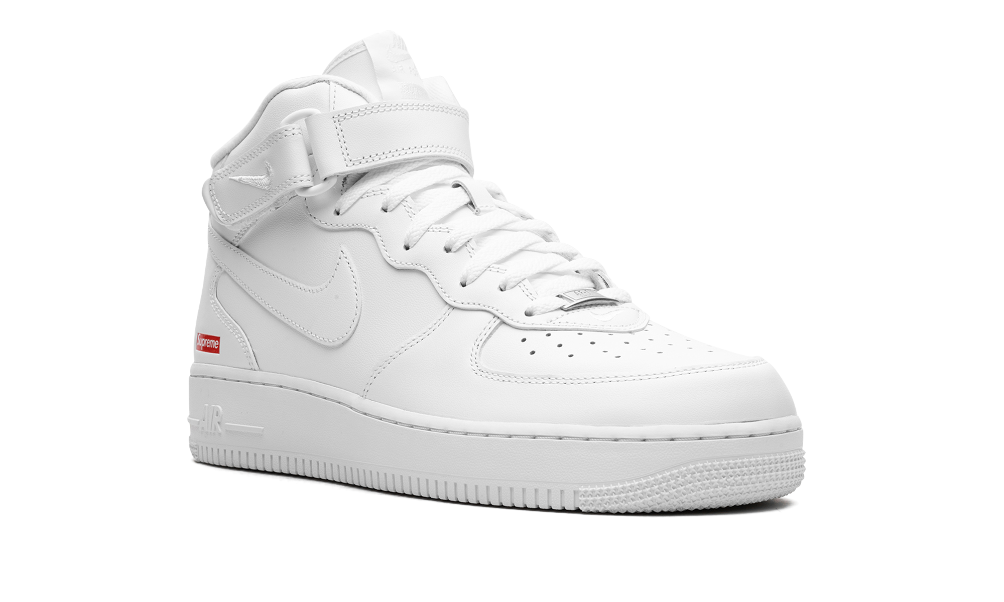 Nike Air Force 1 Mid Supreme - Mini Box Logo White FZ8784 100