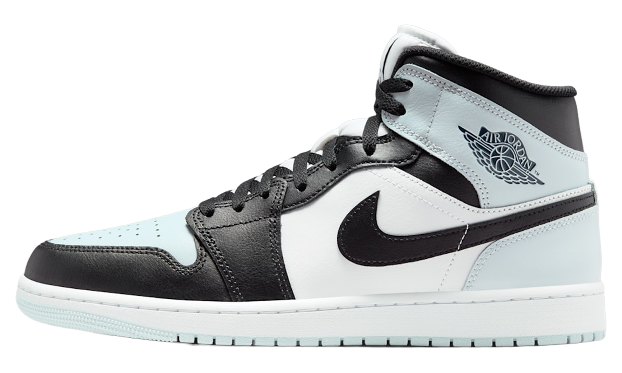 Air Jordan 1 Mid Black Aura / Squadron Blue DQ8426 002
