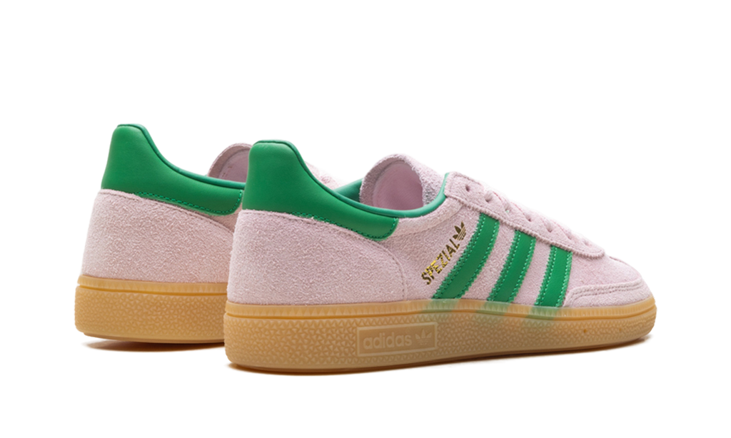 Adidas Handball Spezial WMNS Clear Pink Green Gold JR7347