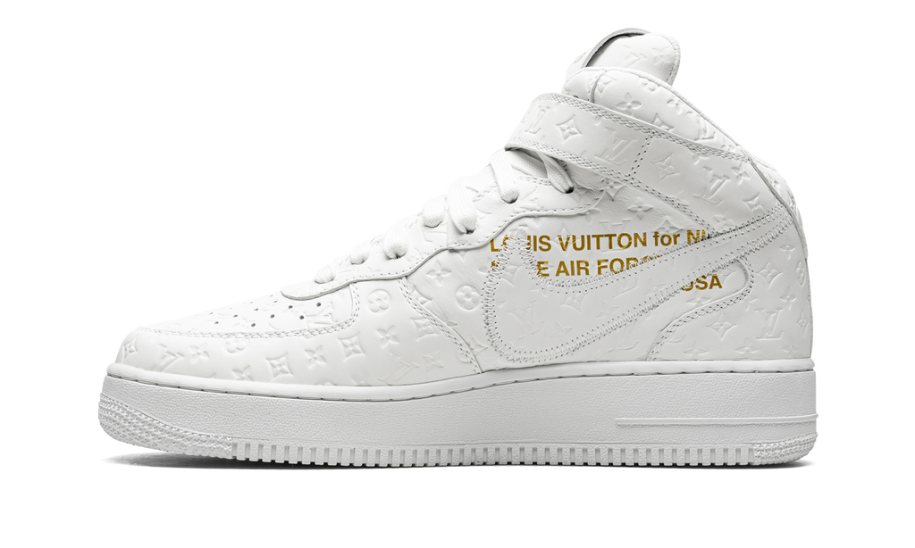 Nike Louis Vuitton Air Force 1 Mid Virgil Abloh - White/White 1A9V90