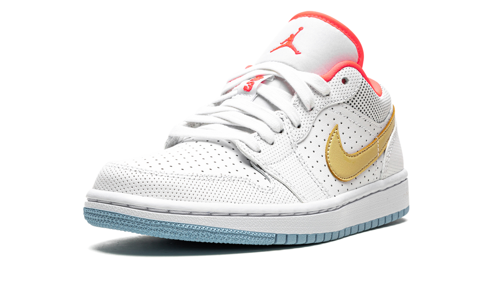 AIR JORDAN 1 LO SE WMNS White / Sesame / Flash Crimson DC9509 100