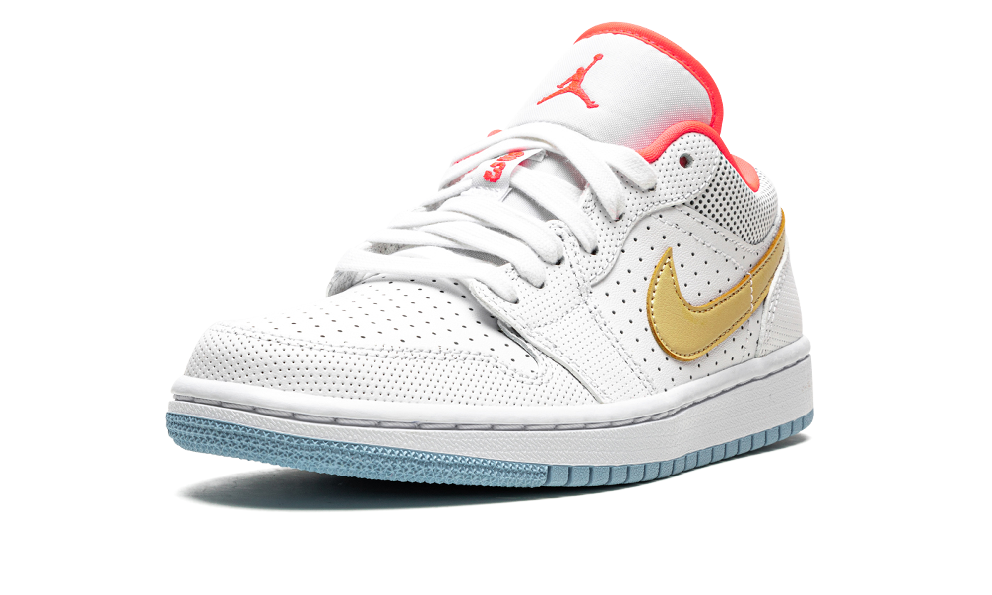 AIR JORDAN 1 LO SE WMNS White / Sesame / Flash Crimson DC9509 100