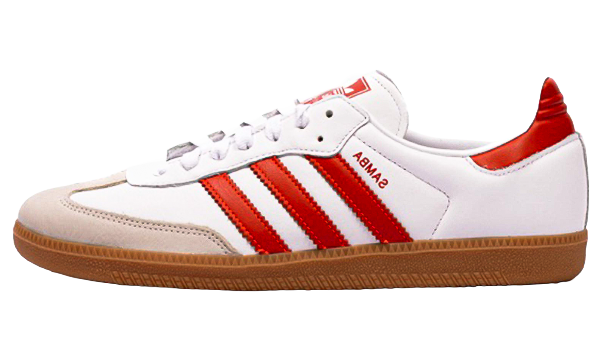 Adidas Samba OG WMNS Off White Semi Lucid Red Gum KI2704