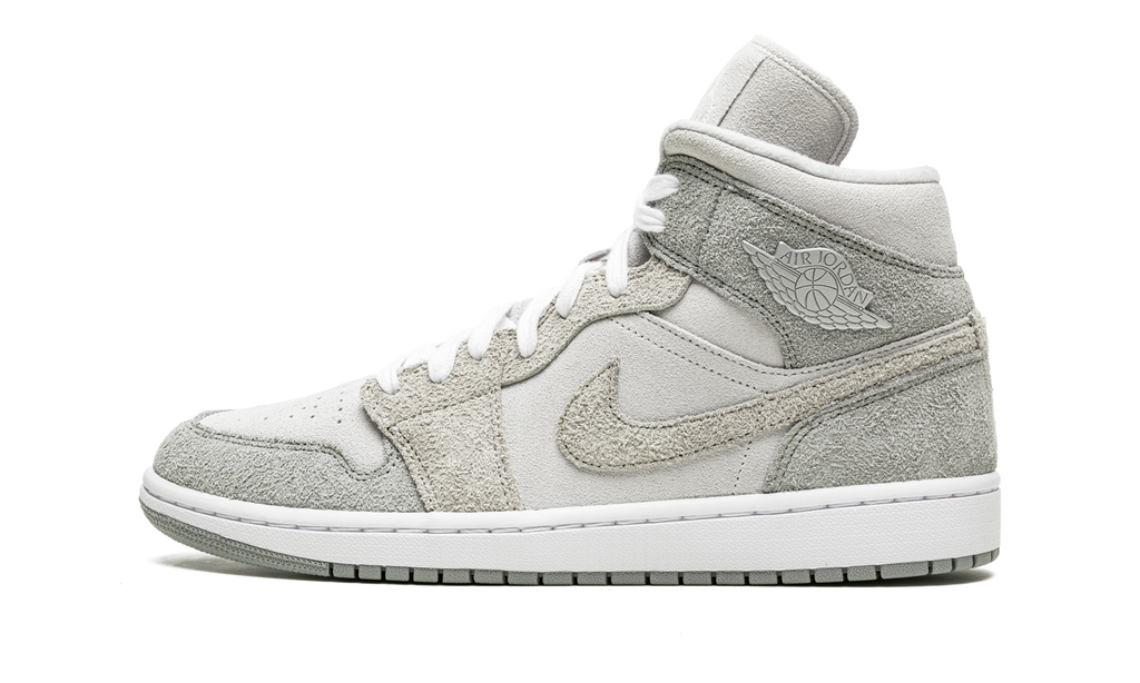 AIR JORDAN 1 MID SE WMNS Grey Fleece DO7139 002