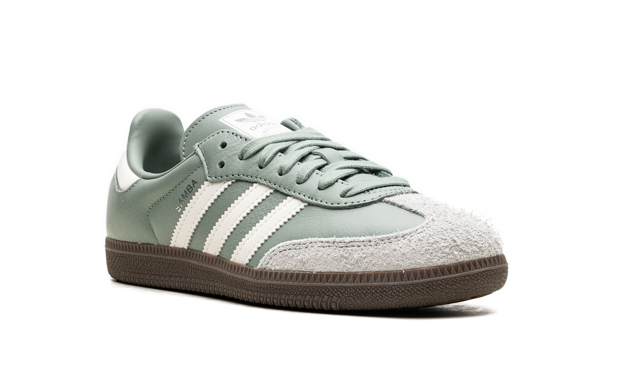 Adidas Samba OG Silver Green Chalk White JI1866