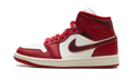 Air Jordan 1 Mid WMNS Red Cracked Leather HJ9337 106