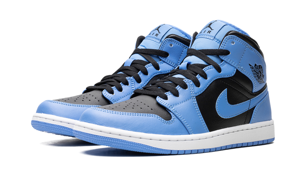 Air Jordan 1 Mid University Blue Black DQ8426 401