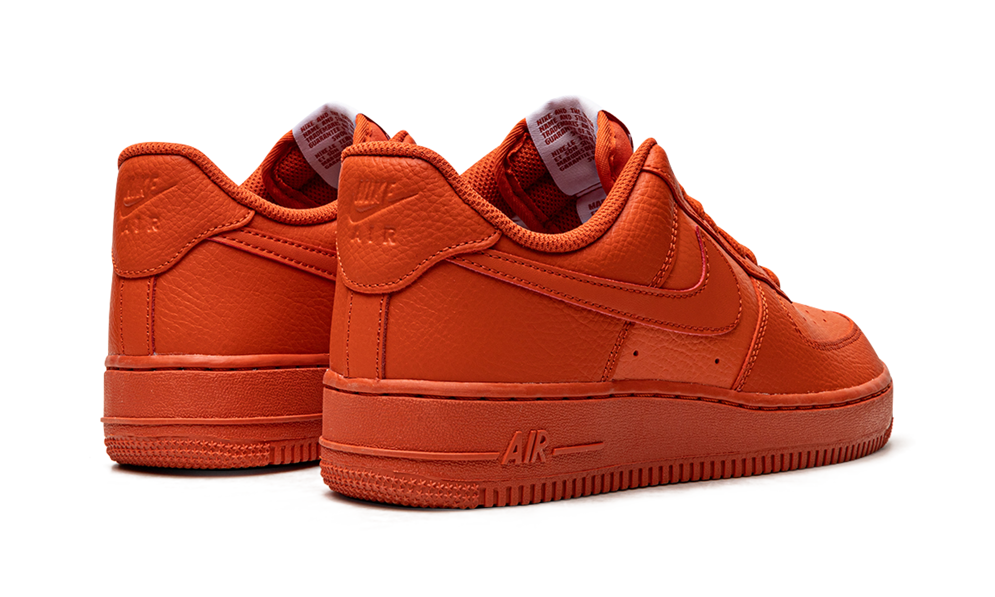 Nike AIR FORCE 1 '07 MNS WMNS Triple Orange DZ4442 800