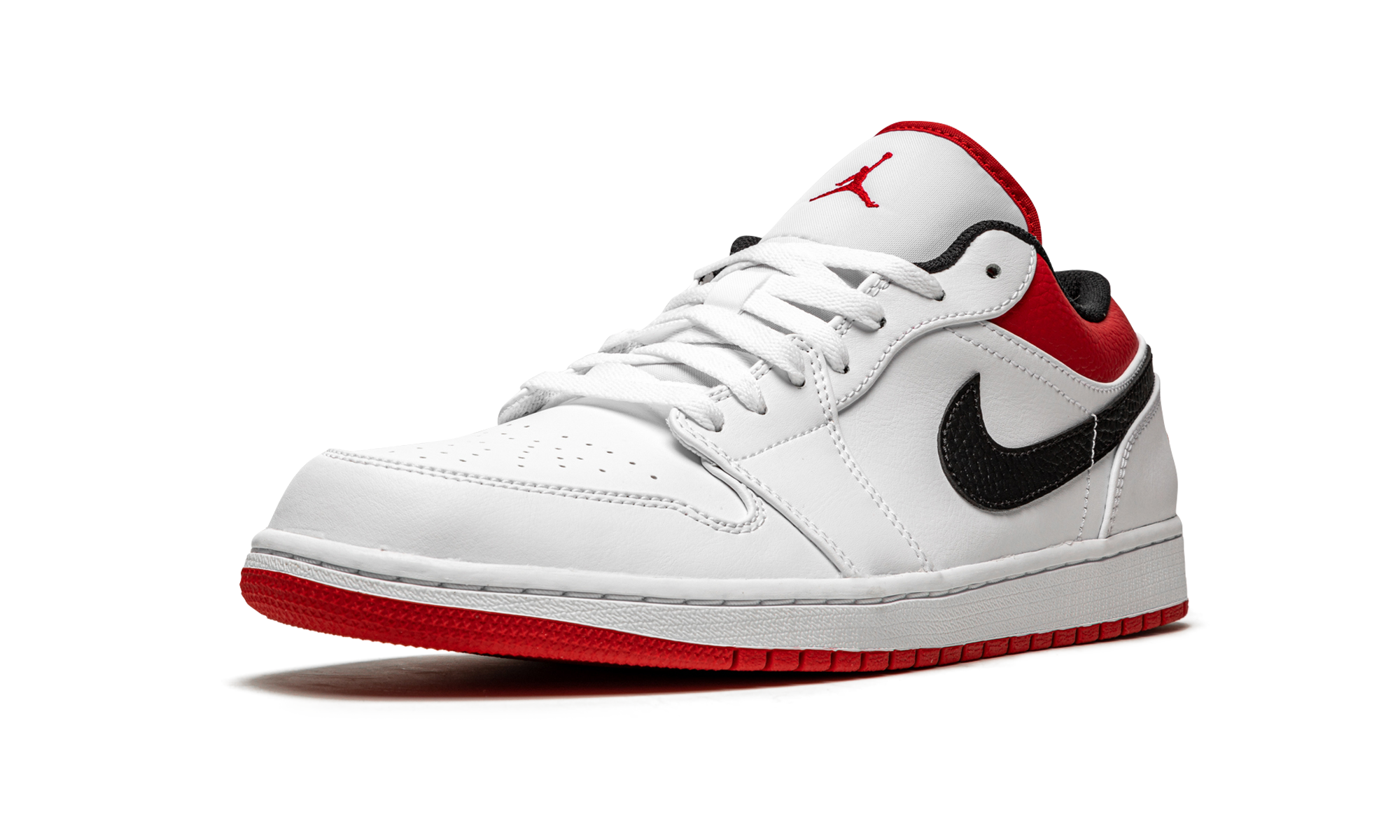Air Jordan 1 Low White University Red 553558 118