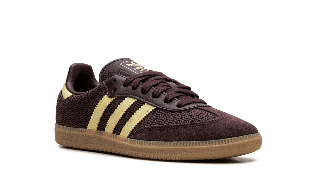 Adidas Samba OG WMNS Shadow Brown Powder Yellow JR8167