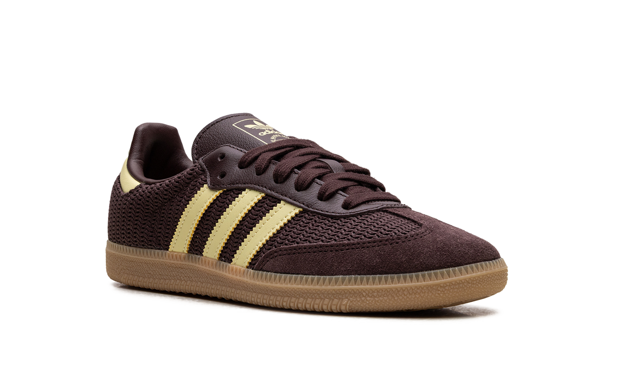 Adidas Samba OG WMNS Shadow Brown Powder Yellow JR8167