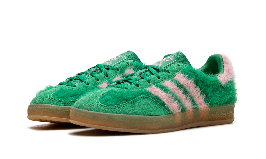 Adidas Gazelle Indoor WMNS Green Glow Pink JP8342