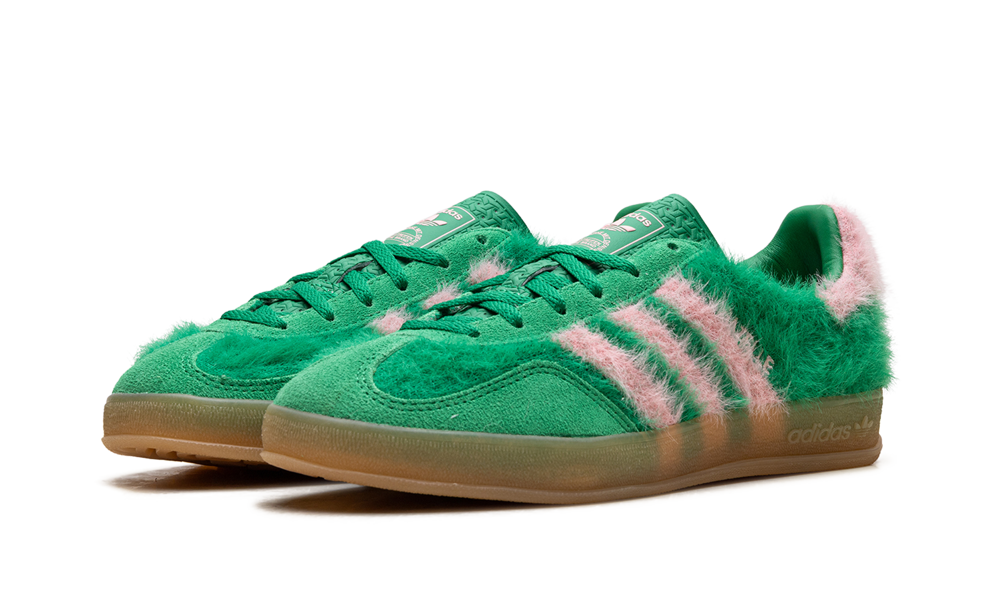 Adidas Gazelle Indoor WMNS Green Glow Pink JP8342