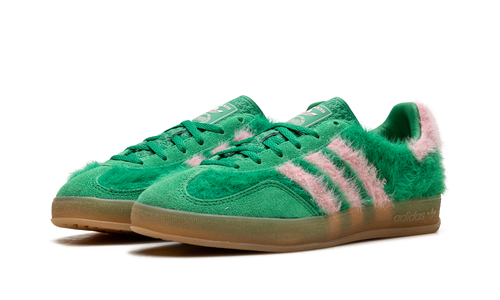 Adidas Gazelle Indoor WMNS Green Glow Pink JP8342