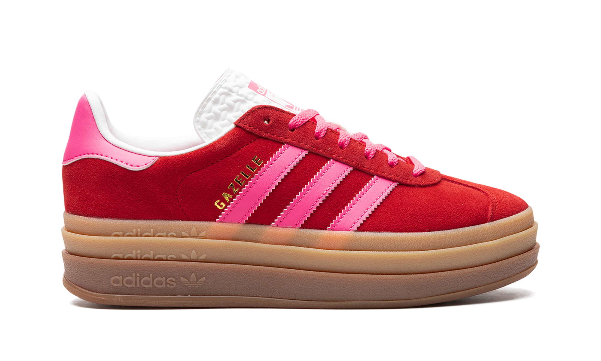 Adidas Gazelle Bold WMNS Collegiate Red Lucid Pink IH7496