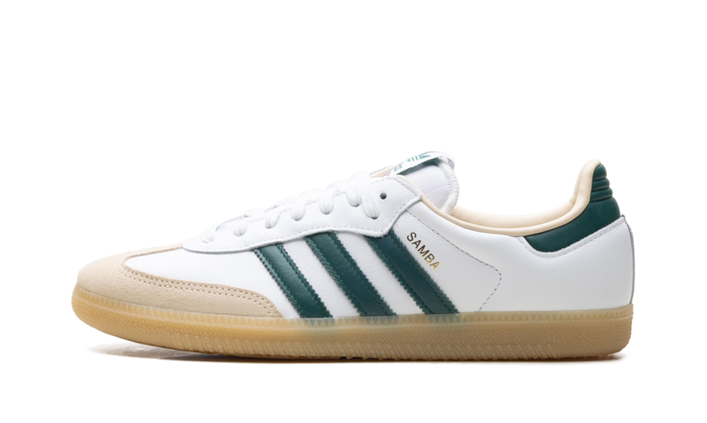Adidas SAMBA OG Cloud White Collegiate Green Gum JS3831
