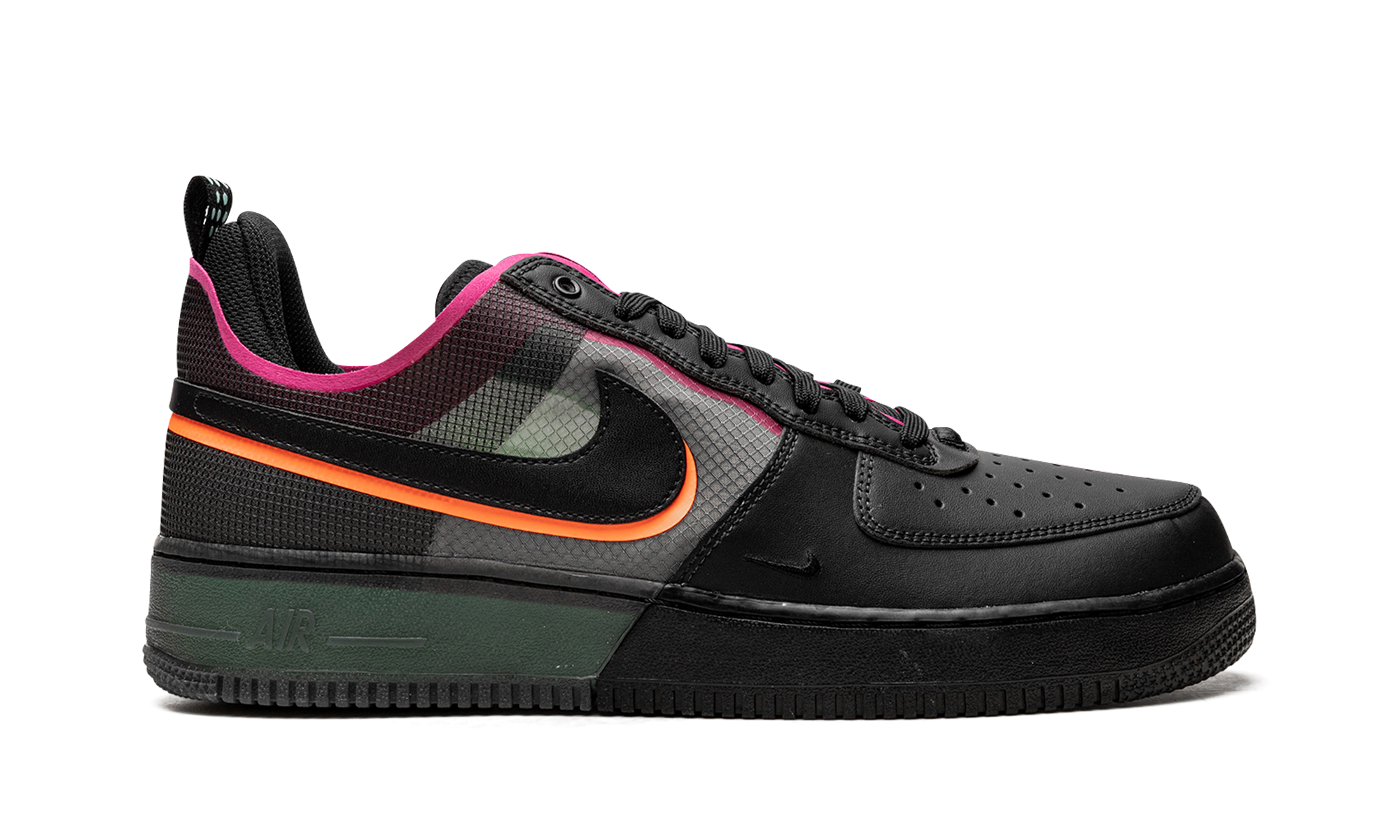 Nike Air Force 1 React Black / Pink Prime DH7615 001