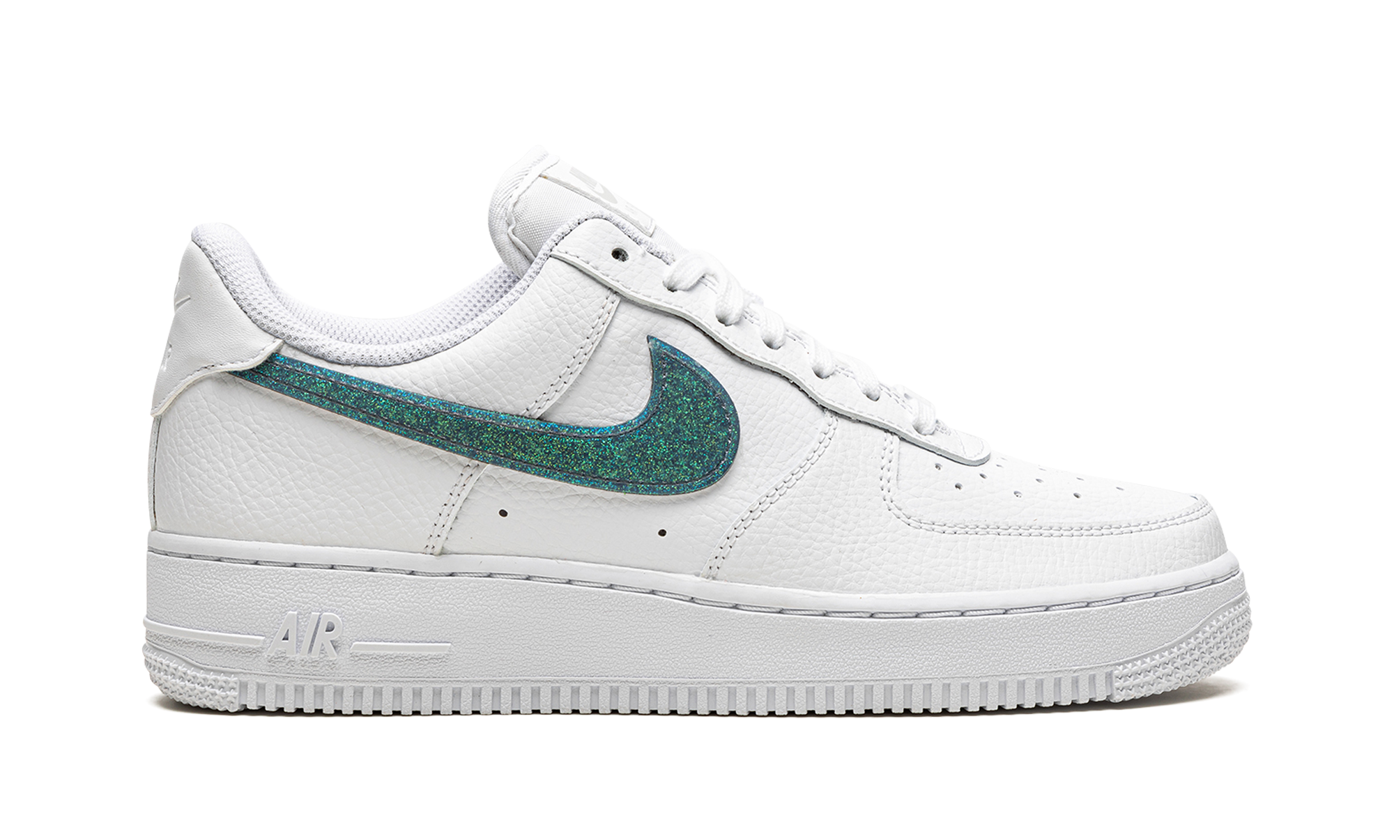 Nike AIR FORCE 1 '07 ESS WMNS Glitter Swoosh - Celery DH4407 100