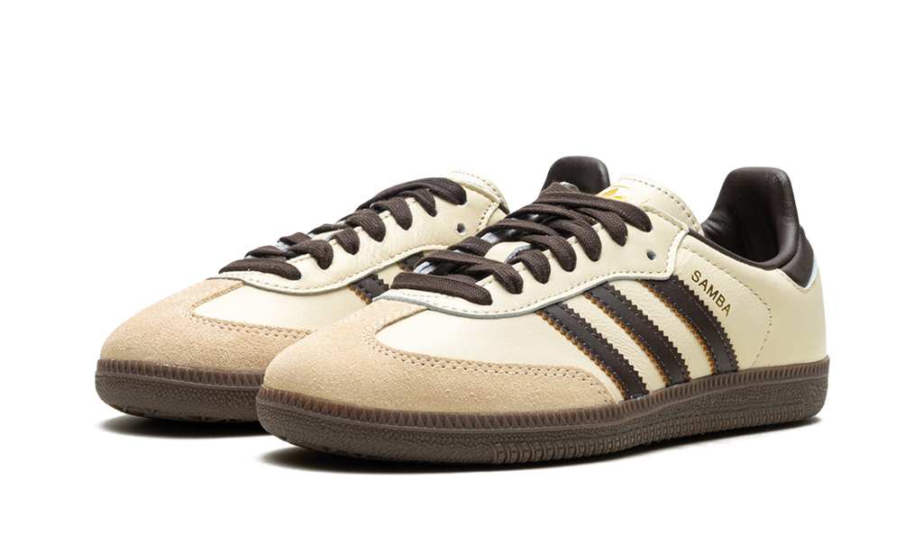 Adidas Samba OG Cream White / Dark Brown JR2660