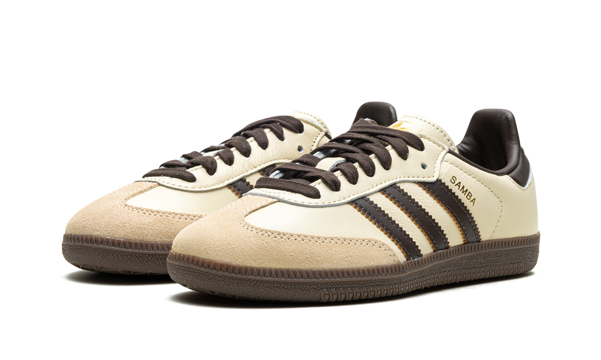 Adidas Samba OG Cream White / Dark Brown JR2660