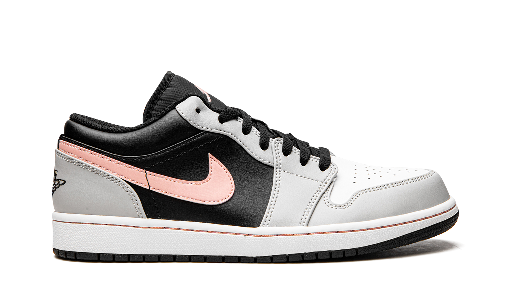 Air Jordan 1 Low Black Grey Coral 553558 062