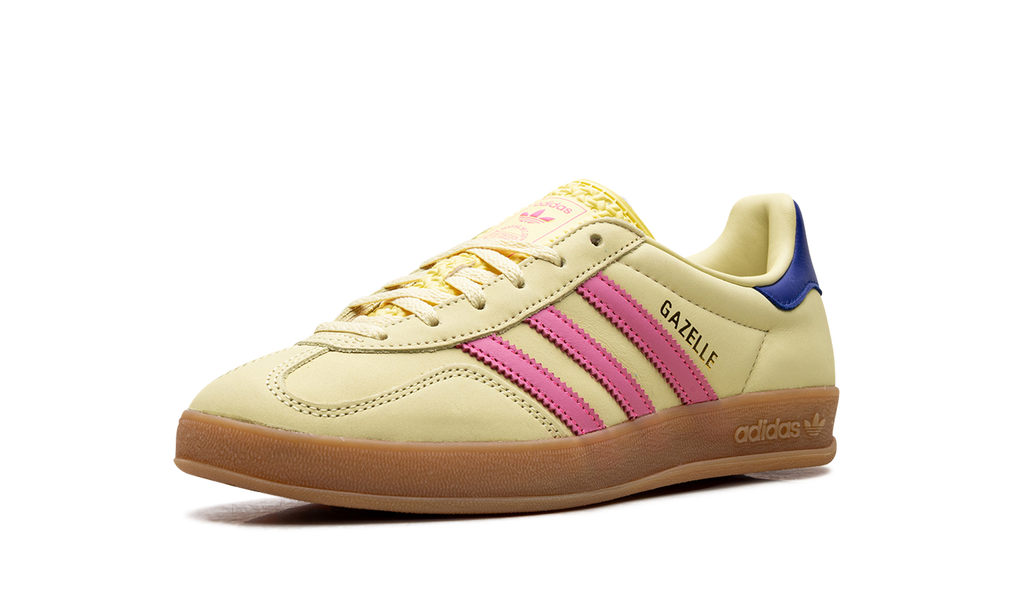 Adidas Gazelle Indoor WMNS Powder Yellow Lucid Pink Royal JI2719