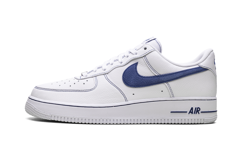 Nike Air Force 1 '07 LV8 White Deep Royal Contrast Stitch HQ2037 100
