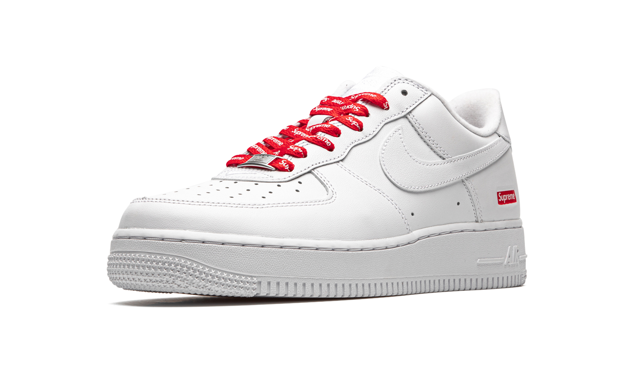 Nike Air Force 1 Low Supreme - Mini Box Logo White CU9225 100