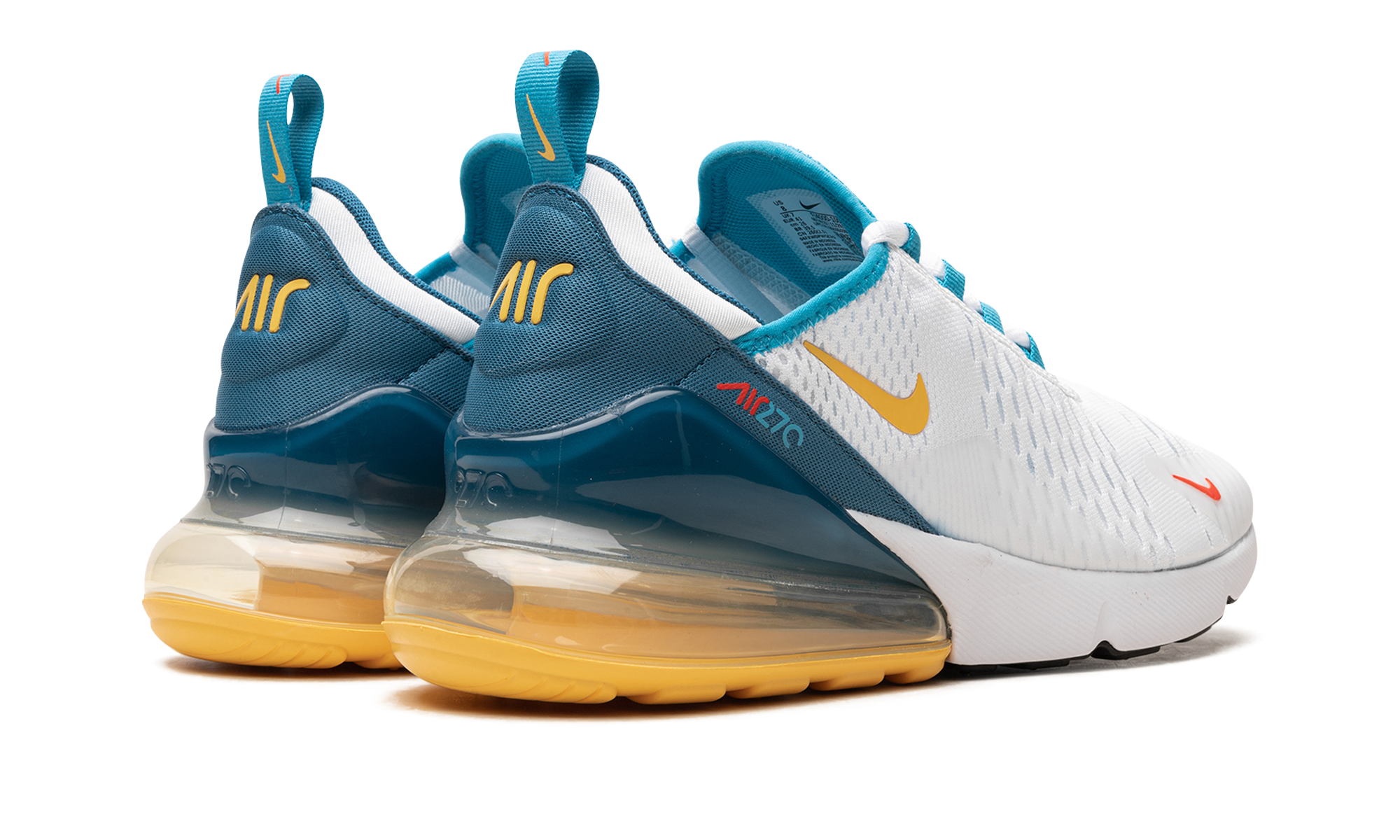 Nike Air Max 270 White Industrial Blue Citron Pulse FJ4000 100