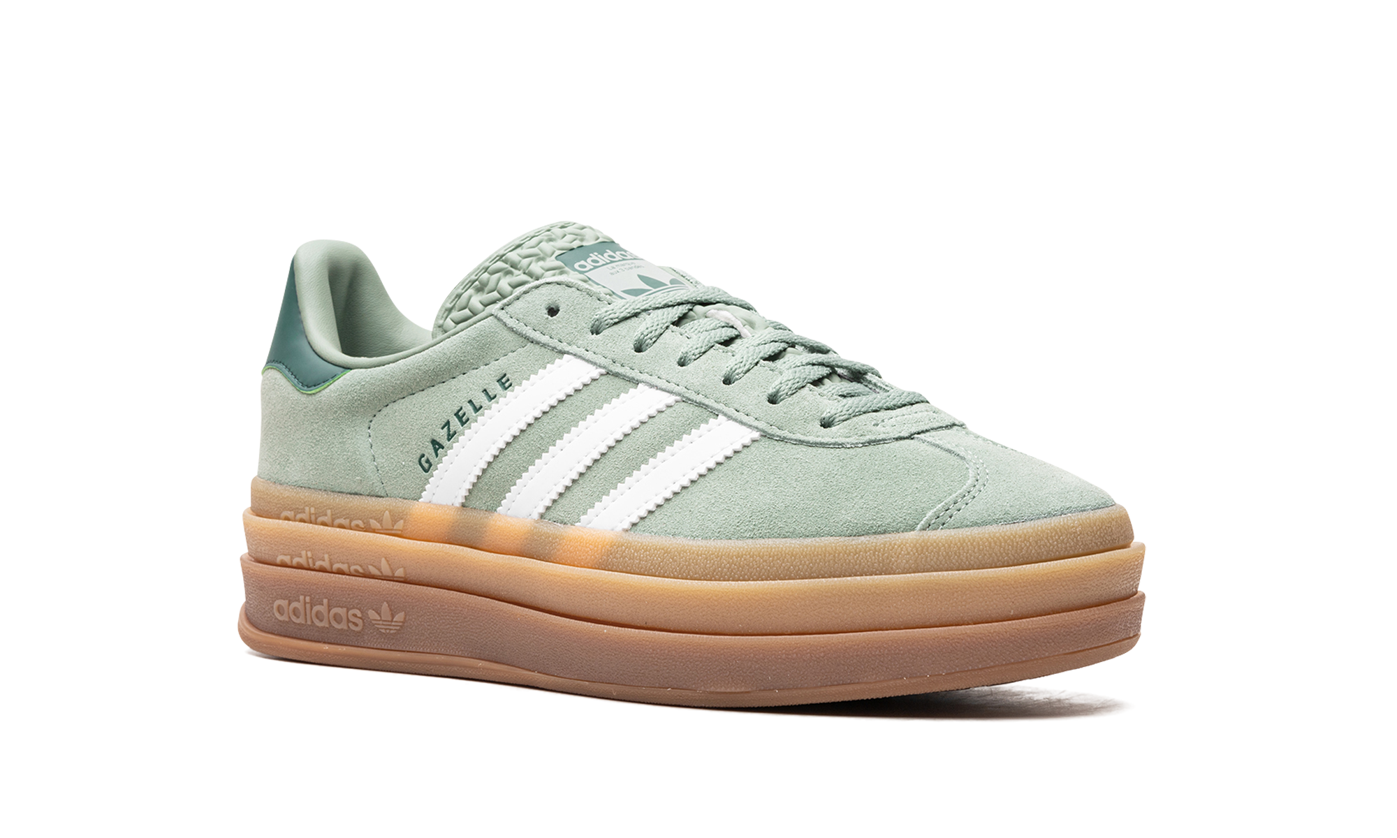 Adidas GAZELLE BOLD WMNS Silver Green Gum ID6998