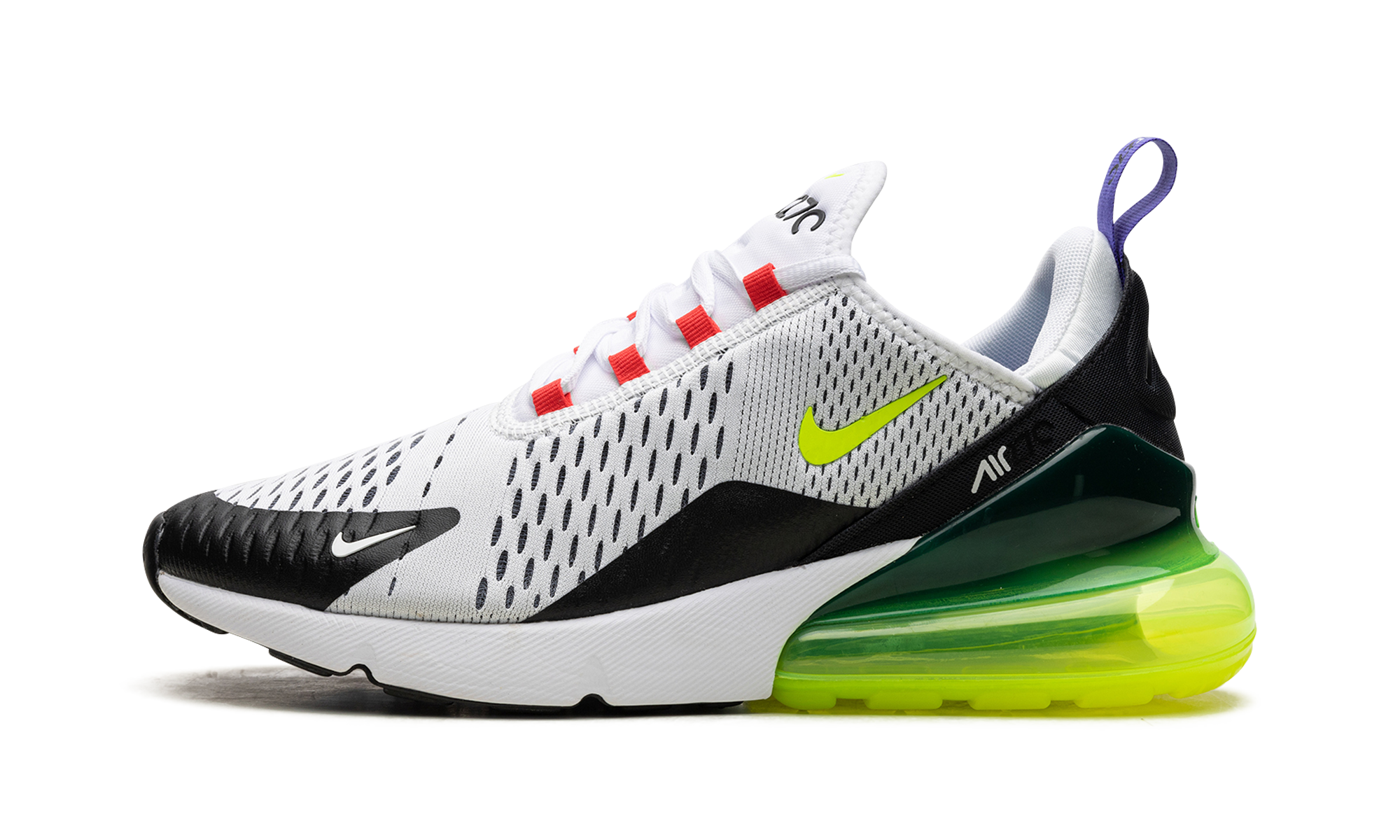 Nike AIR MAX 270 WMNS White Volt Siren Red AH6789 116