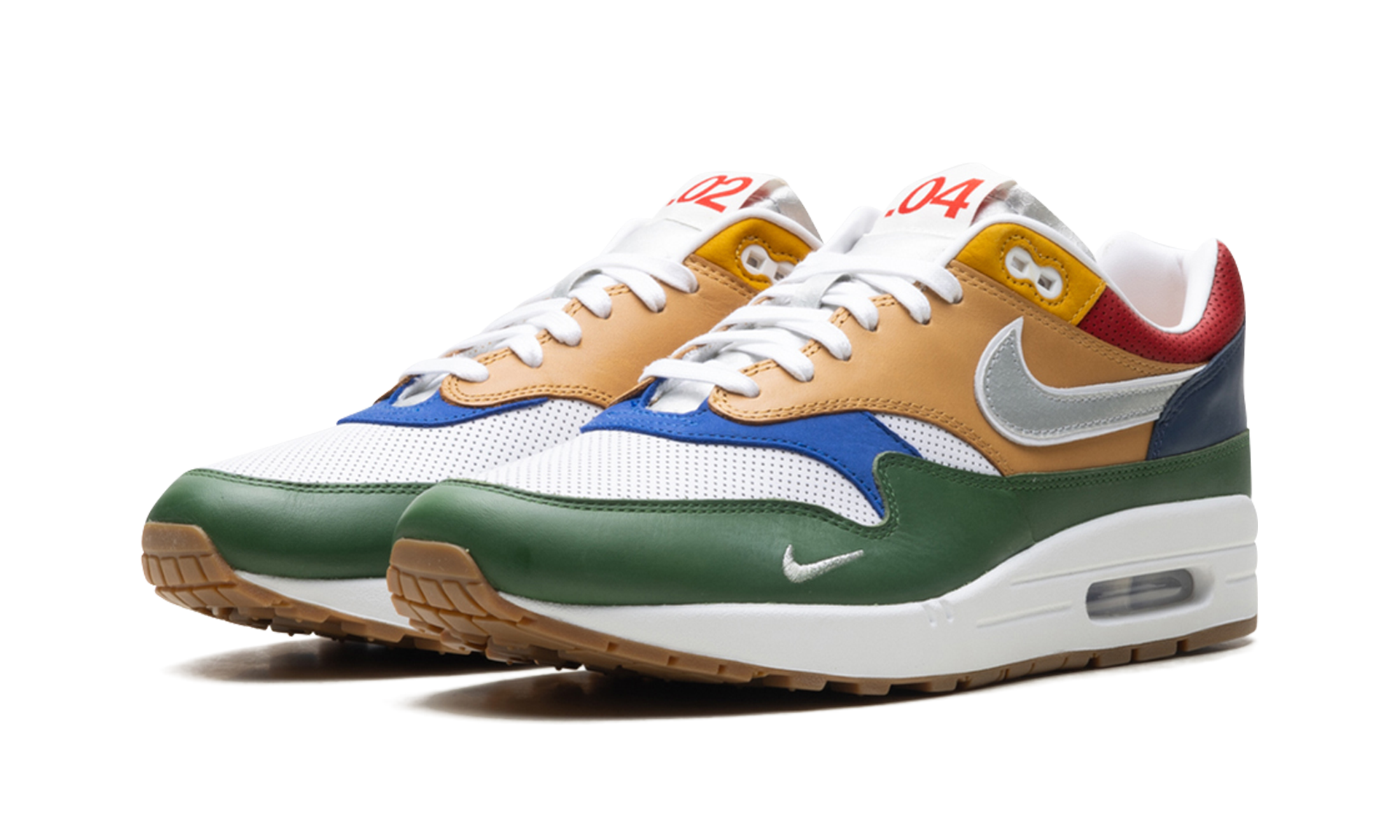 Nike Air Max 1 Premium Goods White Forest Green II6235 100