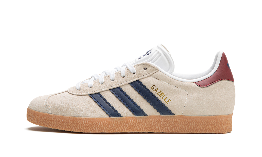 Adidas Gazelle Off White / Dark Blue / Gum IE0546