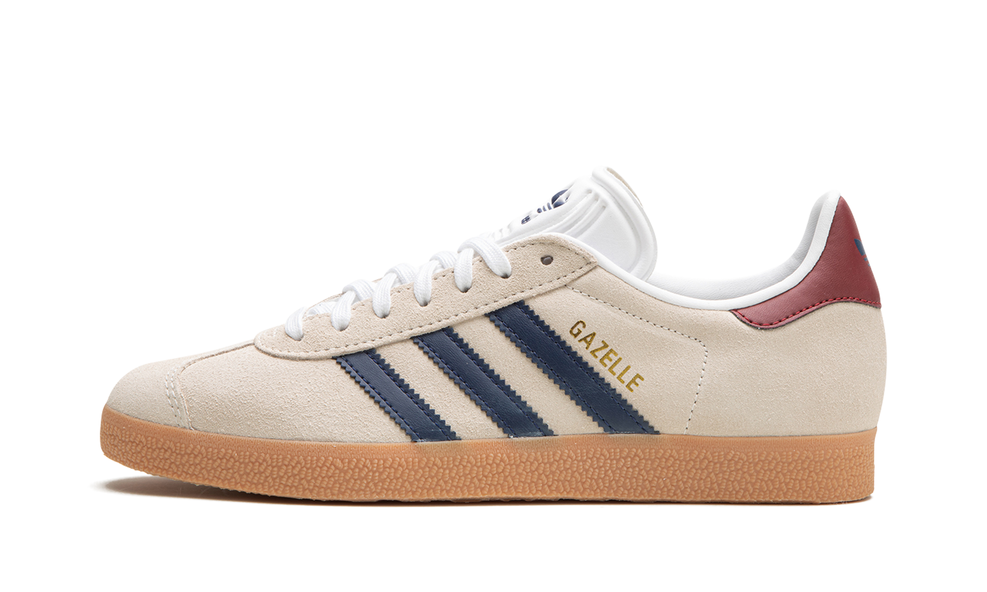 Adidas Gazelle Off White / Dark Blue / Gum IE0546