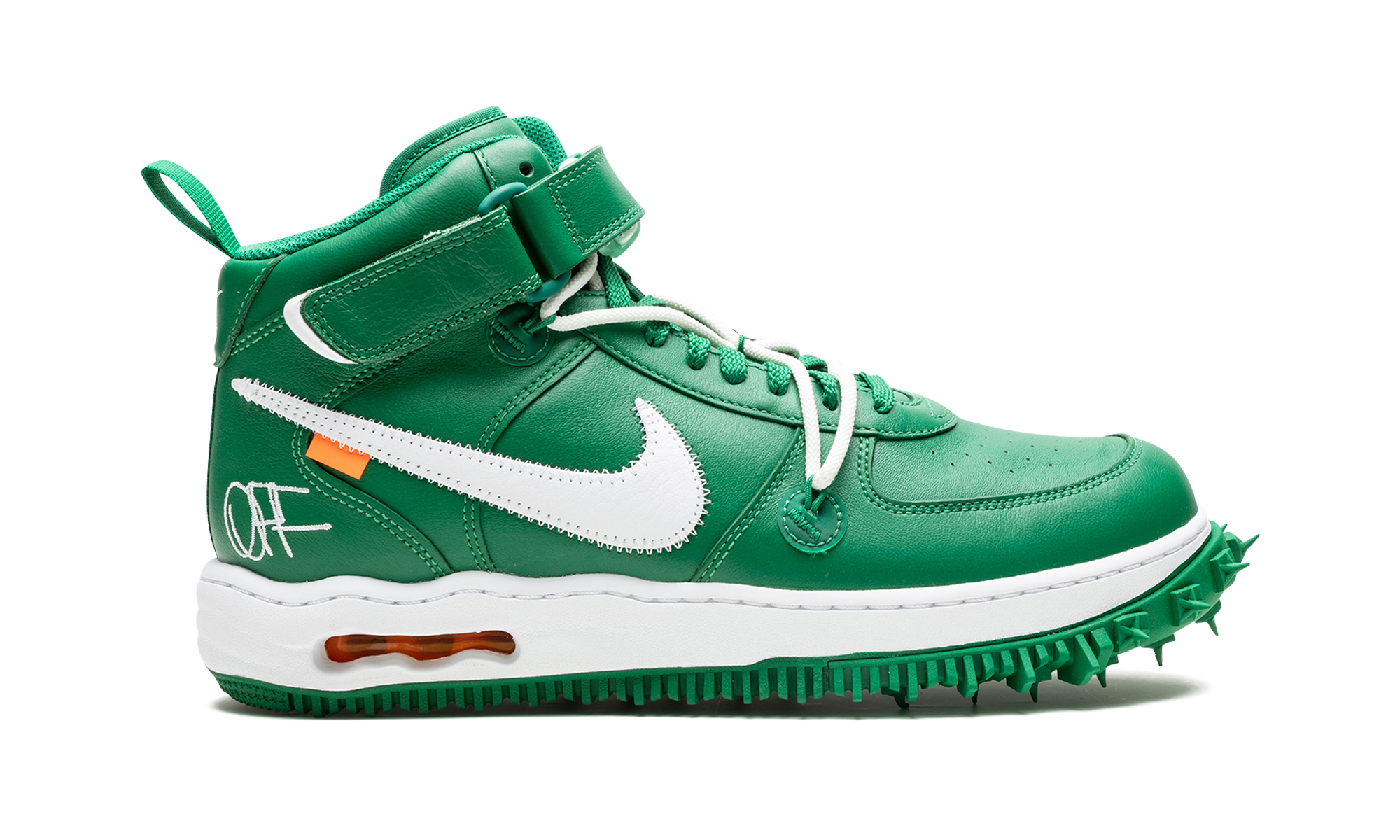 Nike Air Force 1 Mid Off-White - Pine Green DR0500 300