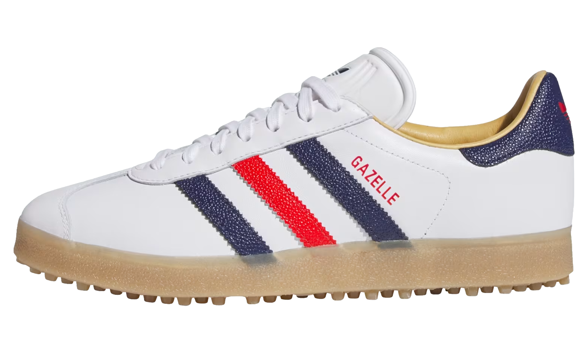 Adidas Gazelle Spikeless Golf White / Dark Blue JP7705