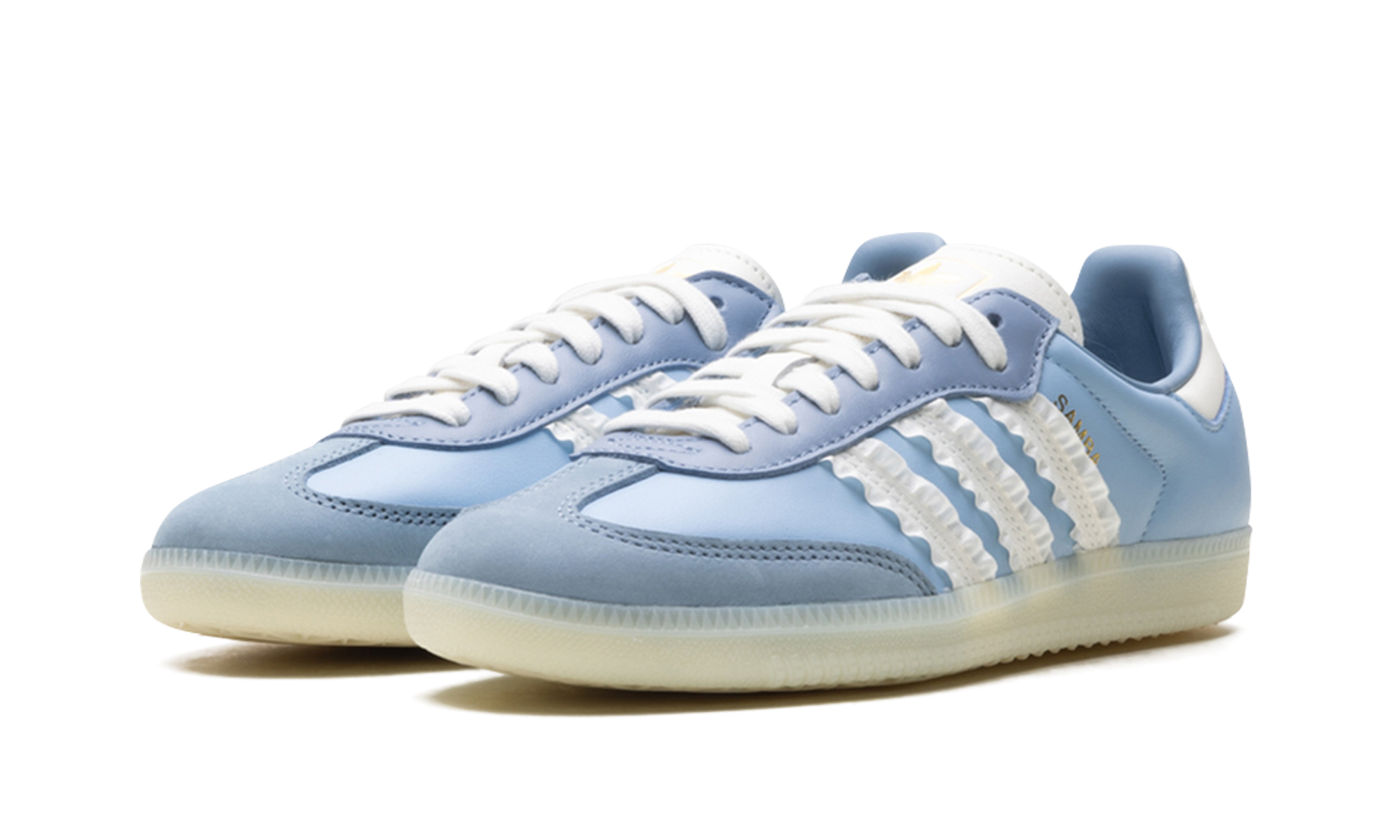 Adidas Samba WMNS Ruffle Stripes - Clear Sky JR8829