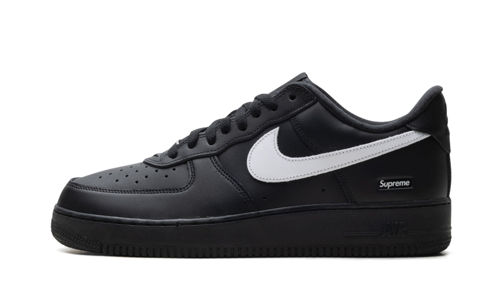 Nike Air Force 1 Low Supreme - Mini Box Logo Black / White CU9225 002