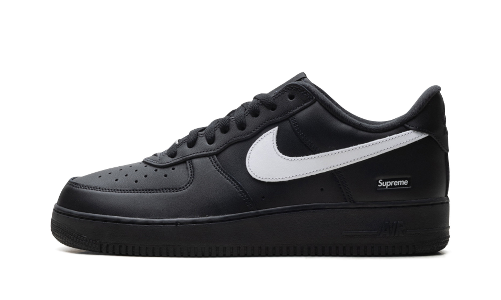 Nike Air Force 1 Low Supreme - Mini Box Logo Black / White CU9225 002